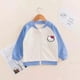thumbnail image 4 of Hello Kitty primavera y otoño niña fina Linda chaqueta de cuello redondo niños dibujos animados moda algodón béisbol abrigo ropa para niños, 4 of 5