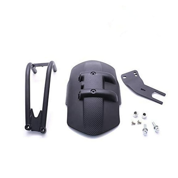 BHYShop Universal Motorcycle Black Splash Mudguard Rear Wheel Fender Guard for Honda Kawasaki Dirt Bike Off-Road