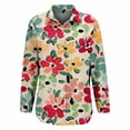 thumbnail image 5 of Endives Womens Button Down Shirts Long Sleeve Blouse Workout Wear Fashion Shirts Womens Top Spring Outfit, 5 of 6
