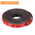 thumbnail image 2 of Uxcell 0.6"W x 1/16"T x 10'L Adhesive Rubber Strips Solid Neoprene Rubber Strips Sheet, 2 of 6