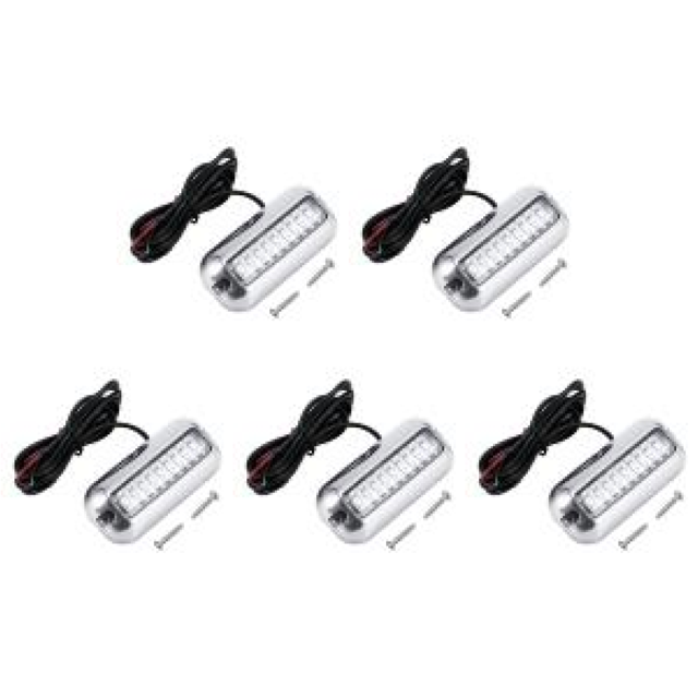 Lámpara Popa Marina 27LED Vela 50W Accesorios para Yates Y Barcos () Verde