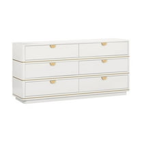 TOV Furniture Julieta Cream 6 Drawer Dresser