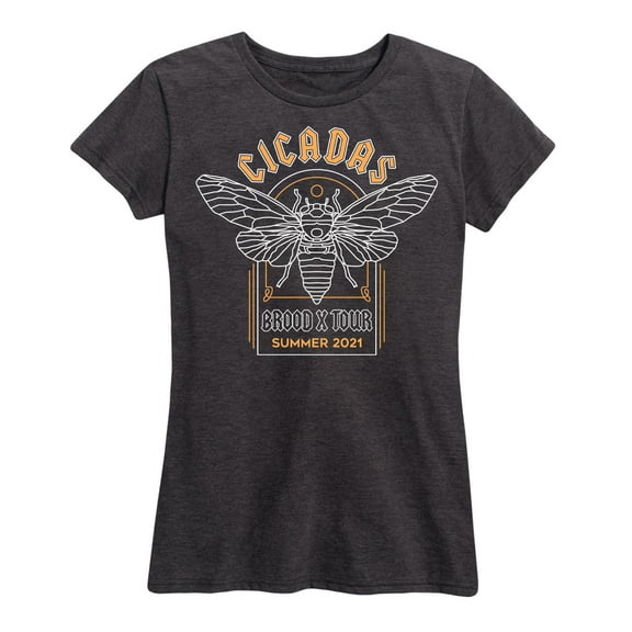 Instant Message - Cicadas Brood X Tour - Women's Short Sleeve Graphic T-Shirt