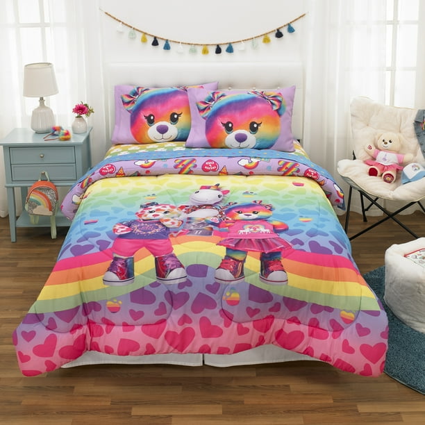 BuildABear Bed in a Bag Bundle Set, Kids Bedding, Super Soft