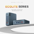 thumbnail image 3 of BOSGAME E2 Mini Destop PC, AMD Ryzen 5 3550H (4C/8T, 3.7GHz), 16GB DDR4, 512GB NVMe SSD, Triple 4K Display, Wi-Fi 5, 1000M LAN, 3 of 9