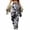 A1 Black, variant on Women's Baggy Camo Cargo Pants High Waist Wide Leg Military Trouser Casual Multi Pocket Combat Work Sweatpants Camouflage Printed Long Trackpants Sweatpants JN M