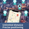 thumbnail image 3 of NARABB Mini Beep Trackers Positioner For IOS Device Utter Bluetooth 20inch Fine And Fine My Globals Positioning Item Locator For Keys Bags And More, 3 of 9