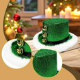 thumbnail image 3 of FVDPWYE Christmas Top Hat Decor Headgear for Festive Fancy Dress Stage Performance Party green, 3 of 5