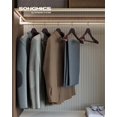 thumbnail image 2 of Perchas de madera para traje SONGMICS, juego de 10, color caoba, 2 of 7
