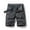 Gray, variant on symoid Mens Cargo Shorts Big and Tall- Plus Size Beach Summer with Pockets Relaxed Fit Cotton Black Carpenter Shorts Size L