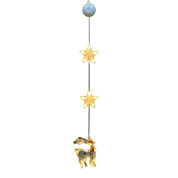 Rbaofujie Party Lights LED Decorative Lights Christmas Suction Cup Lights Popularlight String Curtain Lighting Colorful Light String Christmas Decorations Outdoor