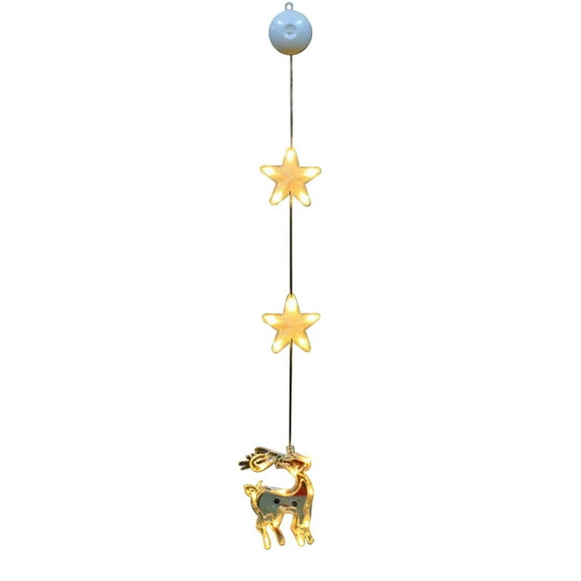 Rbaofujie Party Lights LED Decorative Lights Christmas Suction Cup Lights Popularlight String Curtain Lighting Colorful Light String Christmas Decorations Outdoor