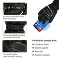 thumbnail image 5 of Savior Battery Heated Gloves for Men Women Savior Electric Rechargeable Motorcycle Warm Gloves Mittens for Cycling Skiing Snowmobile Hunting Camping Riding Raynaud & Arthritis Outdoor Hand Warmer, 5 of 8