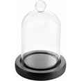 thumbnail image 6 of 1 bag Cloche Glass Dome 70x122mm Glass Bell Jar Display Case with Wooden Base Glass Domes Cloche Display Dome Decorative Glass Cloche Dome for Wedding Home Plants Christmas Party Favor Decor, 6 of 6