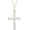 Gold, variant on Sterling Silver Cross Necklace for Women Gold Plated Cross Pendant Necklace Cross Layered Necklace for Women