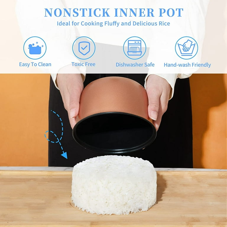 Mini Rice Cooker, Perfect For Oatmeal Too
