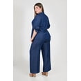 thumbnail image 3 of Conjunto con detalle de botones Roman Fashion /Tallas Extras, 782 (Azul dark) azul oscuro 36, 3 of 5