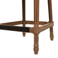 thumbnail image 5 of Triomphe Rattan Wicker High Back Armless Counter Bar Stool,White Pepper Stain Resistant High Performance Polyester,White Wood+Fabric+Rattan Furniture Dining Seating for Dining, 5 of 15