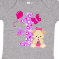 thumbnail image 4 of Inktastic First Birthday with Cute Puppy and Butterflies Boys or Girls Baby Bodysuit, 4 of 5