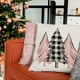 thumbnail image 3 of Juego de 4 fundas de almohada navideñas de 18 x 18 pulgadas para decoraciones navideñas, fundas de almohada con diseño de cuadros escoceses de búfalo, árbol de Navidad, alegría y nieve, cojines, 3 of 8
