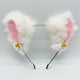 thumbnail image 3 of Horquilla con lazo para el pelo con orejas de gato, diadema con orejas de animal femenino, accesorios para tocado de gato, diadema con orejas de gato, fácil de usar, material duradero, 3 of 6