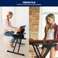 thumbnail image 3 of tipatyard Support de Clavier Double-X, Support de Piano Numérique Portable, Support de Musique de Clavier Réglable pour Pianos Électriques 54-88 Touches, 3 of 7