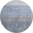 thumbnail image 2 of Addison Rugs Mayfield Premium Machine Washable Transitional Geometric Blue Round Rug, 8' x 8', 2 of 6