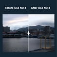 thumbnail image 3 of ND8 CPL UV Camera Lens Filter Set, Aluminum Alloy Optical Glass 3 in 1 DSLR Filter Kit for Photography, Anti Fingerprint Scratch Resistant, Designed with Storage Box, 3 of 7