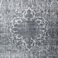 thumbnail image 1 of Ahgly Company Machine Washable Indoor Square Traditional Mist Blue Area Rugs, 7' Square, 1 of 7