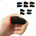 thumbnail image 5 of Game Finger Breathable Touchscreen Fingertips Carbon Fiber Fingertips Sleeve Set for Gaming Size, 10pcs, 5 of 5