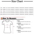 thumbnail image 3 of CEHVOM T-Shirt Décontracté à Manches Courtes Col Rond Imprimé pour Femmes, 3 of 6