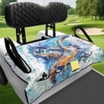 thumbnail image 3 of Uorisanigo Golf Cart Seat Covers Sea Turtle Print EZGO Club Car Seat Towel Blanket with 4 Front Pockets & Non Slip Seat Cushion Covers Universal Fit for 2 Person Golf Cart, 3 of 7
