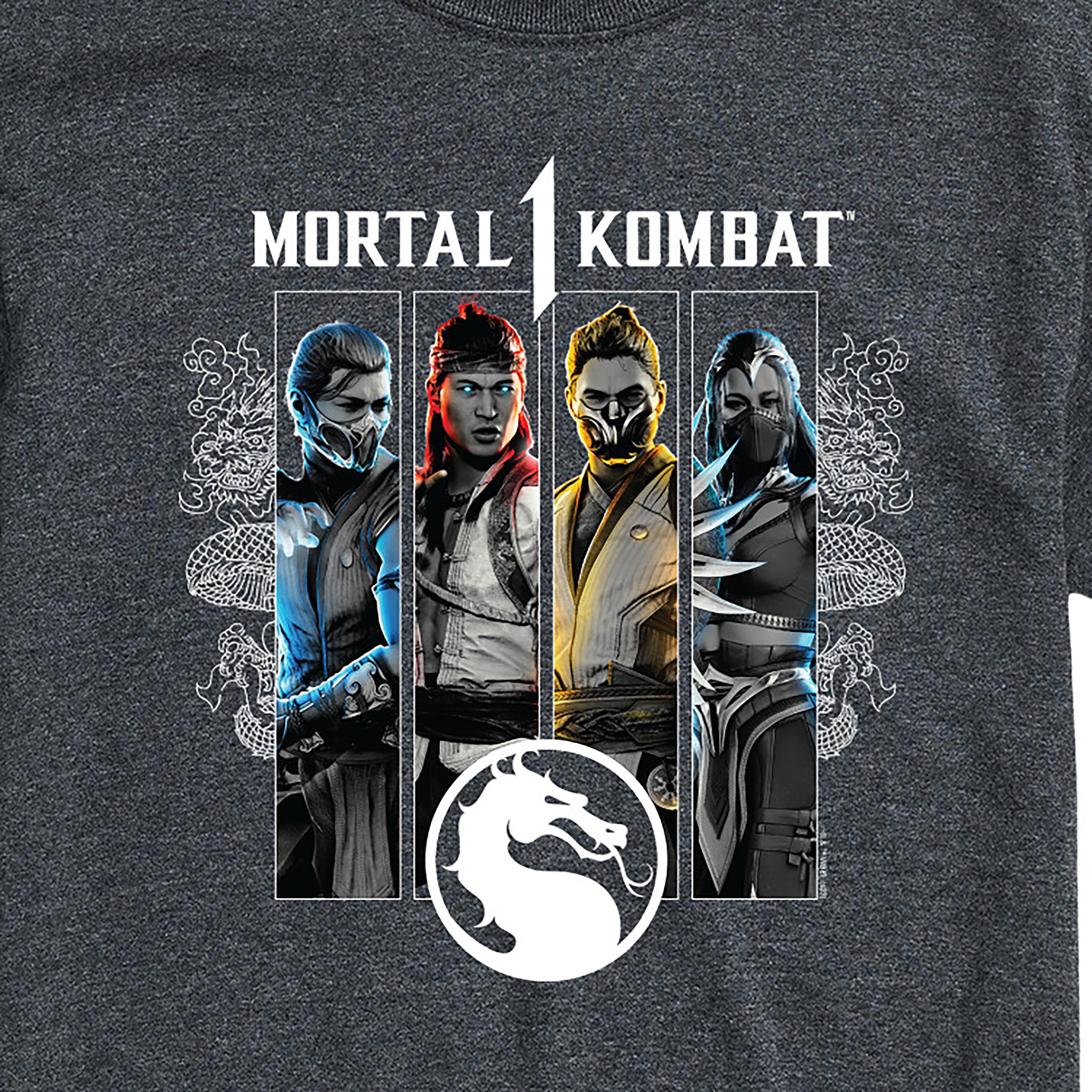 Mortal Kombat Mk1 Characters Men s Short Sleeve Graphic T Shirt Walmart