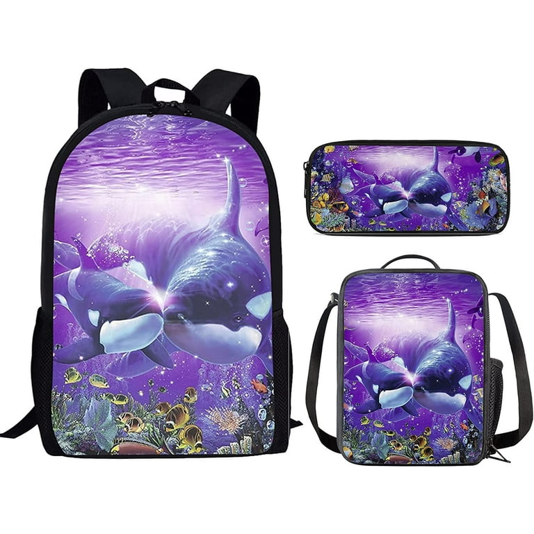 Basketball School Bag Kids Backpack and Lunch Box Set for Boys Elementary  Galaxy Space Bookbag GirlsLunch Bag Cooler Pack 