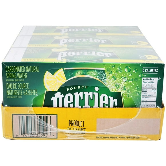 a2zchef Perrier - Water - Lemon - Slim Cans Each [8 ct]- 3 PACK