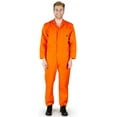 thumbnail image 3 of Natural Workwear Adult Mens Long Sleeve Coverall Orange XS - Runs 1 Size Small, 3 of 3
