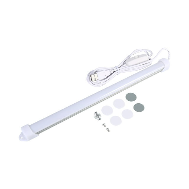 USB 5W LED tira dura tubo lámpara bombilla interruptor de encendido/apagado blanco cálido 1 nivel atenuador