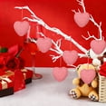 thumbnail image 2 of Specollect 4 Pcs Valentines Day Heart Pendant Red 3D Foam Hearts Wedding Party Decoration Romantic Ornament, 2 of 9