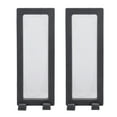 thumbnail image 1 of SHISUYAN 2 Sets Floating Frame Shadow Box Display Case Coin Box Jewelry Display Show Case (Black with Base), 1 of 8