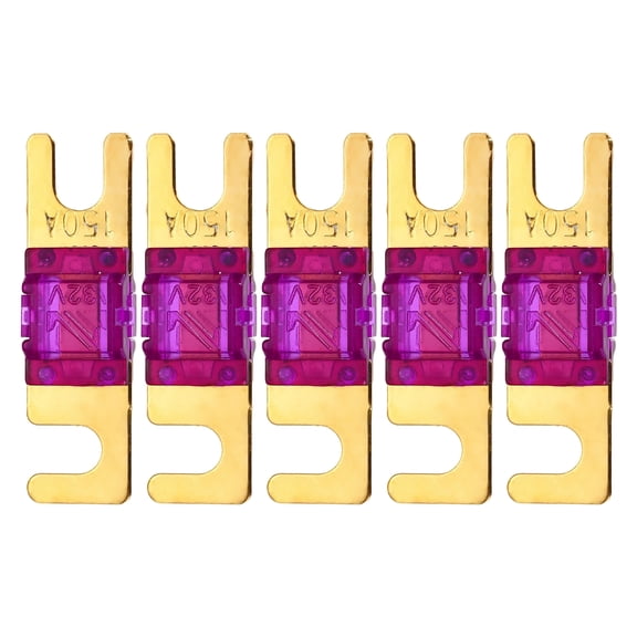 5 Pcs 150 A 32 V Mini ANL Fuse Replacement Electrical Protection Electronics Blade Fuse for Automotive Marine Audio Video System
