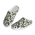 thumbnail image 2 of Lsque Soccer and Football Pattern Womens Comfort Cotton on Scuff With Memory Foam and Anti-skid Sole Slipper-35/36, 2 of 7