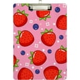 thumbnail image 2 of Coolnut 12"x9" Strawberry Clipboard A4 Size Standard Size Clipboards Decorative Clipboard with Low Profile Metal Clip for Office, School, Nurses, Students, 2 of 7