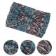 thumbnail image 2 of Diadema anudada de lado ancho impresa Bohemia de 4 piezas para mujeres en colores blanco, azul y rojo, 2 of 5