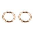 thumbnail image 4 of Bolsa circular 2cm Anillos de gatillo de metal Accesorios de bricolaje Aleación para oro 2 piezas, 4 of 6