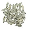 thumbnail image 1 of 50pcs Diamante Conectores De Barras Agujeros De Doble Granos Del Espaciador De La Joyería De Los Resultados De DIY Sunnimix De joyas, 1 of 4