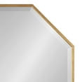 thumbnail image 3 of Kate and Laurel Rhodes Mid-Century Modern Octagon Wall Mirror, 18 x 18, Gold, Chic Geometric Home Decor, 3 of 6