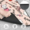 thumbnail image 3 of LAKIMCT Valentine'S Eiffel And Dogs Car Mats, Neoprene Front Rear Floor Mats for Cars, Waterproof Anti-Slip Car Floor Mats Full Set, Universal(4 Pcs), 3 of 6