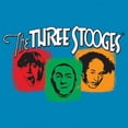 thumbnail image 3 of The Three Stooges Colorful Women's V-Neck T-shirt Funny 3 Wise Guys Curly Moe Larry Shemp Classic Retro American Legend Tee, 3 of 7