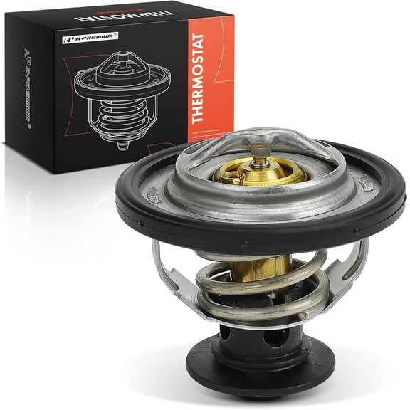 A-Premium Engine Coolant Thermostat with O-ring Compatible with Ford Explorer 2020-2023, Ranger 2019-2024, Bronco 2021-2024, 2.3L