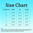 thumbnail image 3 of Bermuda Shorts for Women with Pockets Knee Length Elastic Waisted Long Shorts Casual Workout Side Tie Shorts with Pockets White L, 3 of 7